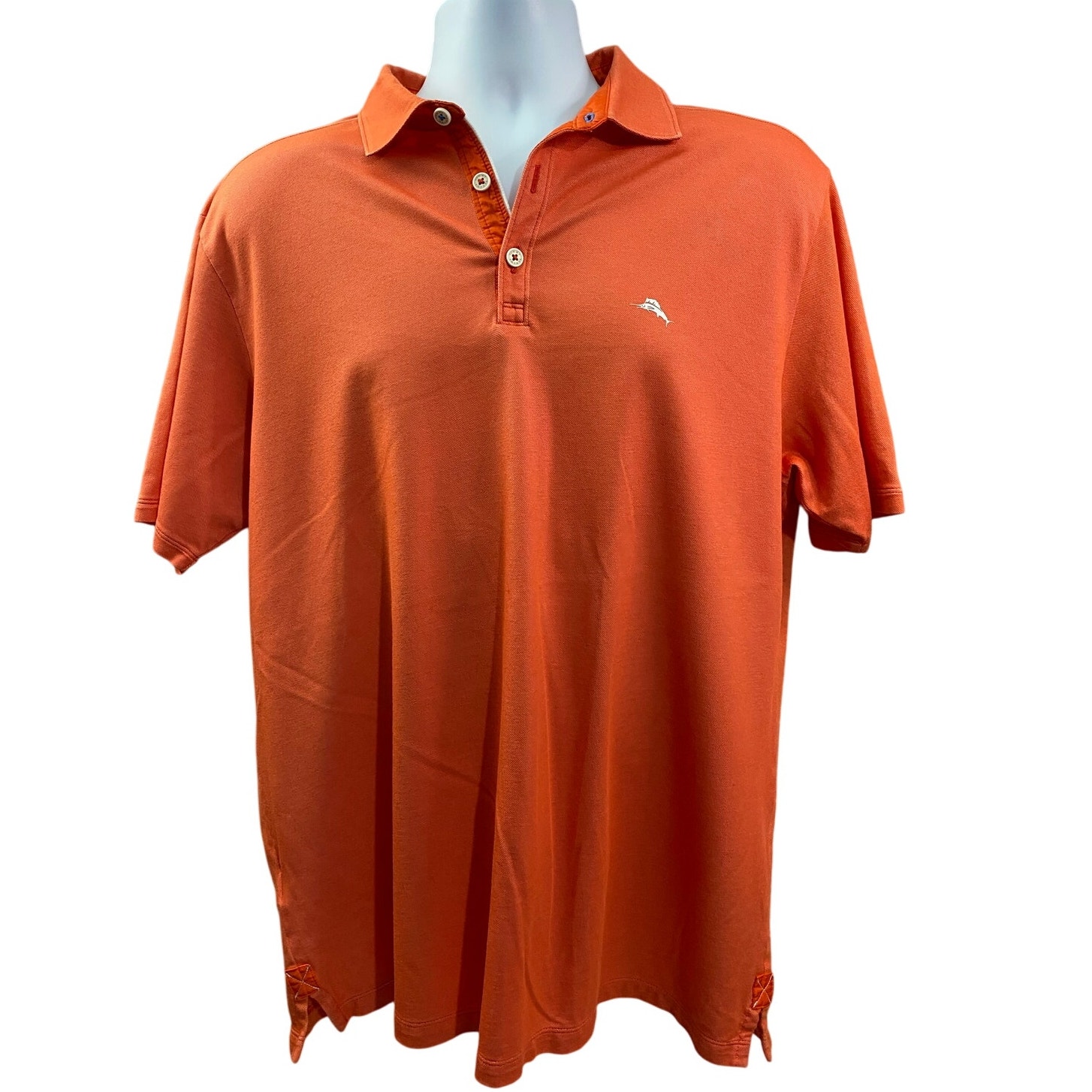 Tommy Bahama Polo Shirt Orange Men’s Size L